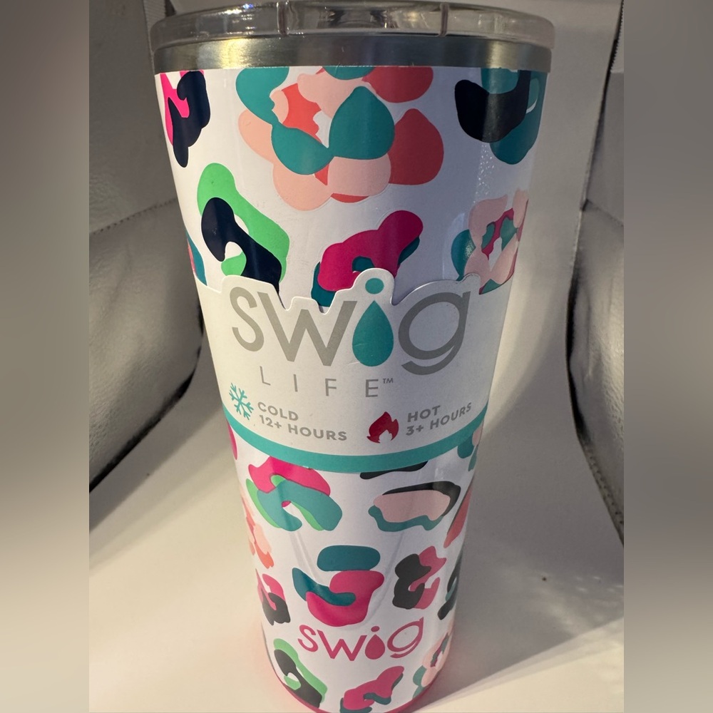 Swig Life Colorful Insulated Tumbler with straws